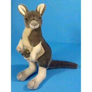 Bocchetta  Kangaroo With Baby Joey Plush Stuffed Animal Australia